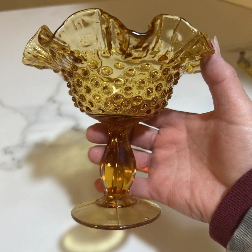 Fenton vintage amber